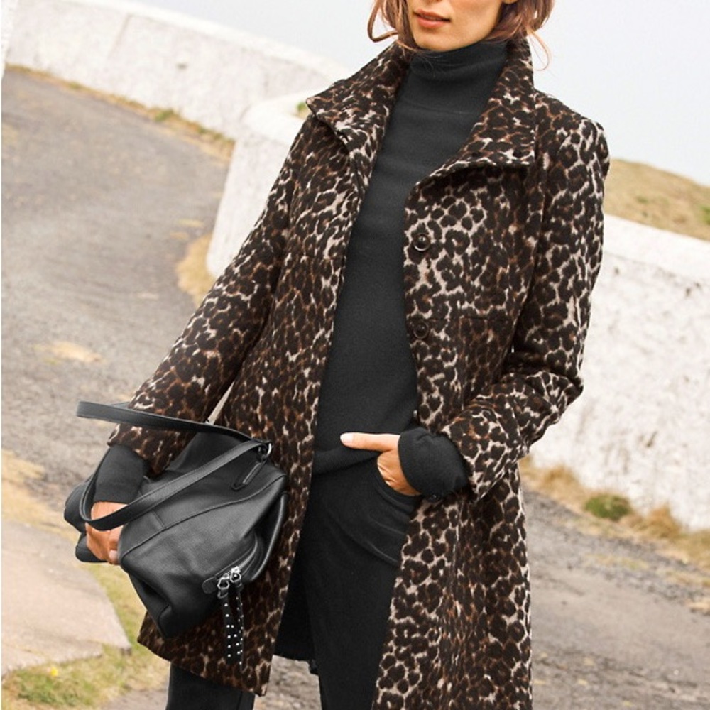 Via Spiga Leopard Coat from Garnet Hill
